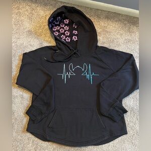 Custom made Stitch theme Hoodie. Size Medium